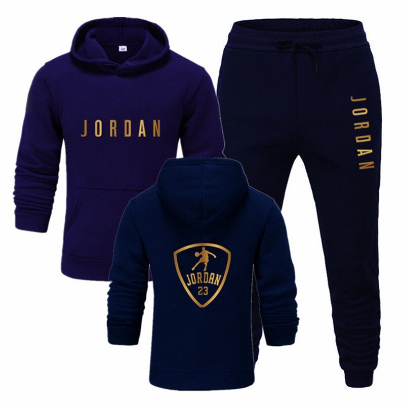 2 Pieces Sets Tracksuit Men Hooded Sweatshirt+pants Pullover Hoodie Sportwear Suit Ropa Hombre Casual Men Clothes Size S-3XL