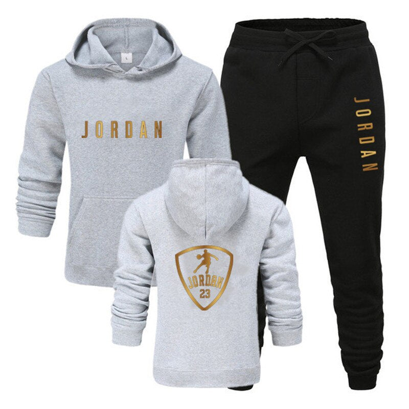 2 Pieces Sets Tracksuit Men Hooded Sweatshirt+pants Pullover Hoodie Sportwear Suit Ropa Hombre Casual Men Clothes Size S-3XL