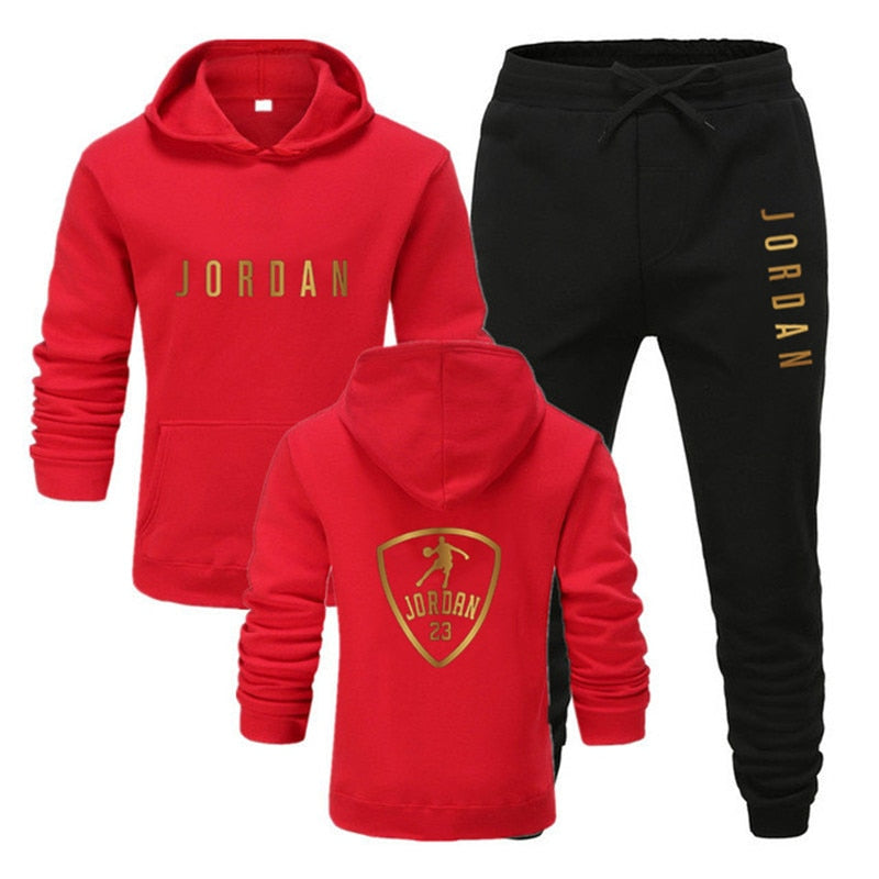 2 Pieces Sets Tracksuit Men Hooded Sweatshirt+pants Pullover Hoodie Sportwear Suit Ropa Hombre Casual Men Clothes Size S-3XL
