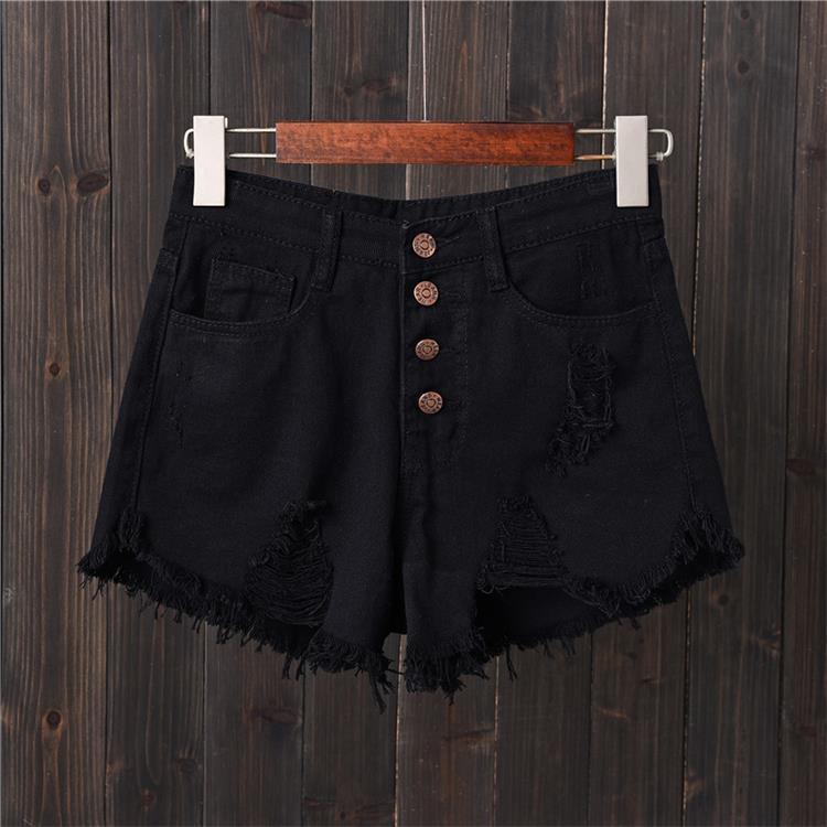 DJGRSTER Sexy Jeans Shorts Women Summer Booty Shorts Mini Denim Short Feminino Casual Jean Black Shorts Vintage Plus Size S-6XL