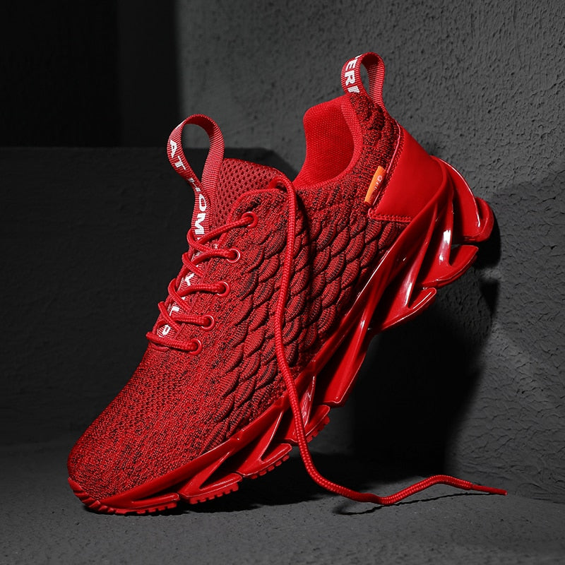 2020 New Blade Running Shoes Men Fitness Running Sneakers Male Comfortable Soft Cushioning Athletic Training Footwear Plus size