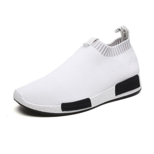 Sneakers Shoes Men Socks Stretch Fabric Male