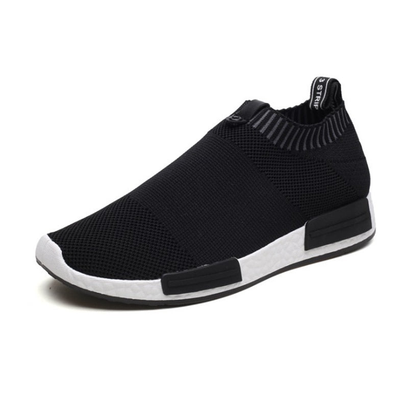 Sneakers Shoes Men Socks Stretch Fabric Male