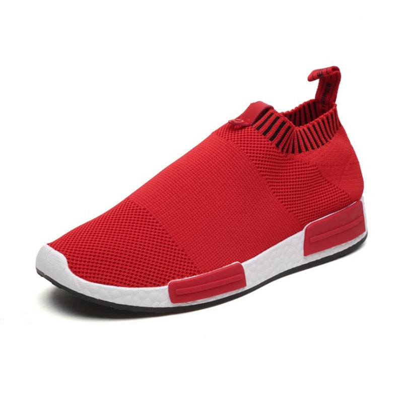 Sneakers Shoes Men Socks Stretch Fabric Male