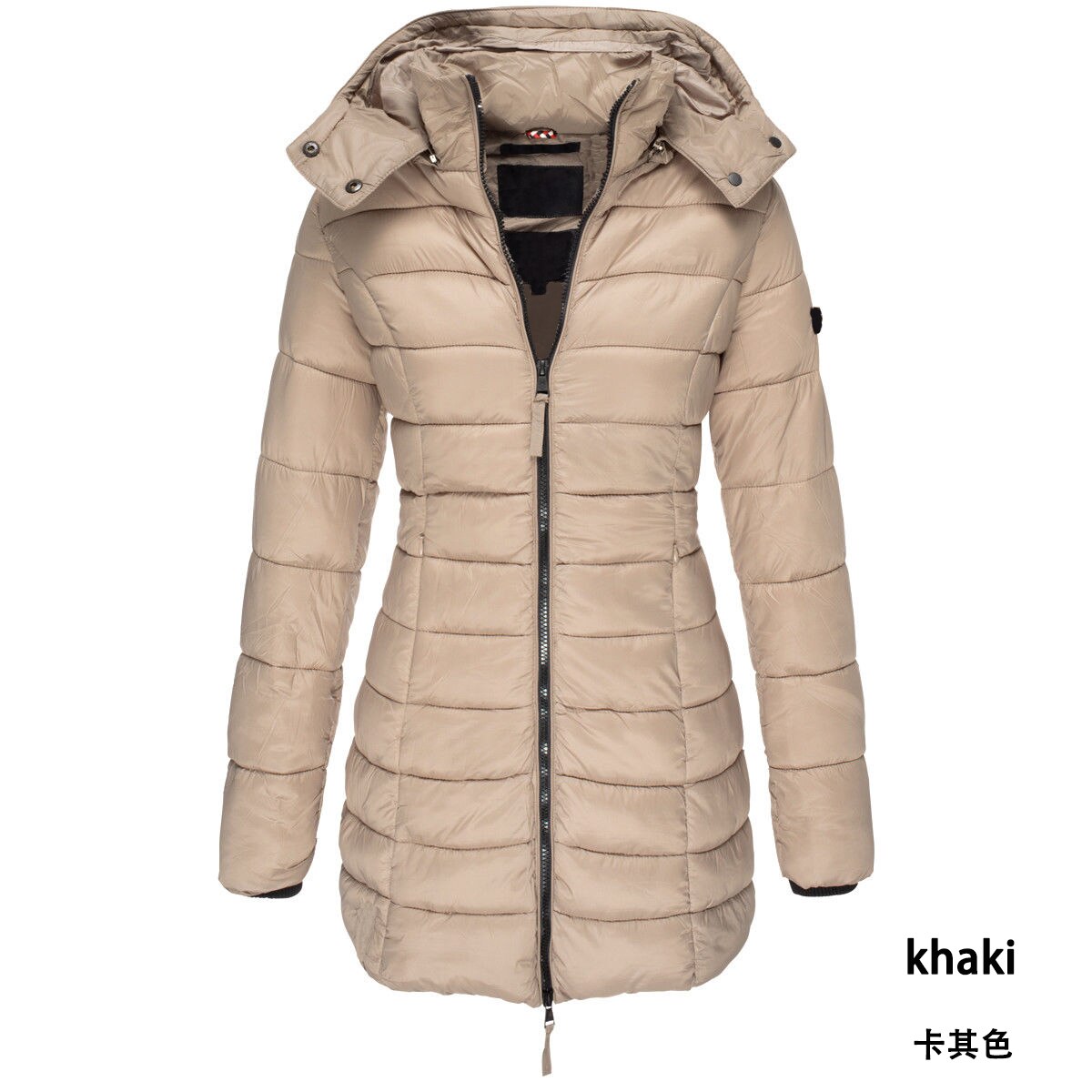 Zogaa Brand Women Parkas Winter Jacket Coat Casual Slim Fit Cotton Padded Jacket Long Parka Women Wadded Warm Hooded Overcoats