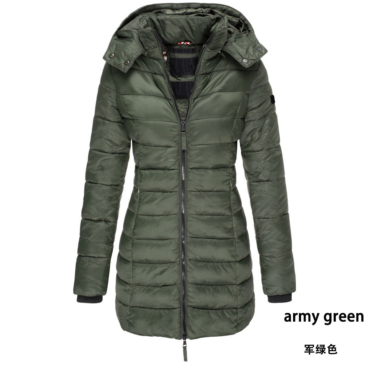 Zogaa Brand Women Parkas Winter Jacket Coat Casual Slim Fit Cotton Padded Jacket Long Parka Women Wadded Warm Hooded Overcoats